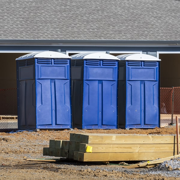 are there any restrictions on what items can be disposed of in the portable toilets in Dodgeville